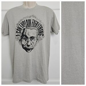 Albert Einstein "I Can Explain Everything Graphic Short Sleeve T-Shirt Size M